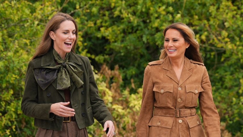 Melania Trump punktet nach Outfit-Kritik im Kate-Partnerlook