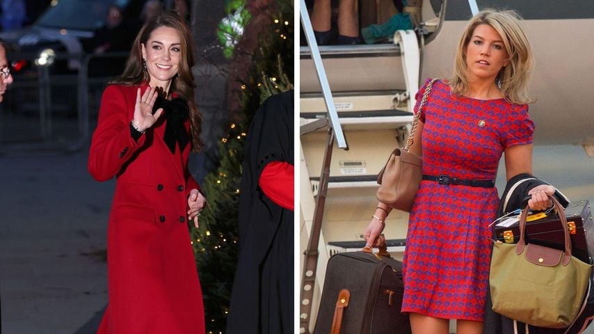 Collage: Prinzessin Kate und Natasha Archer