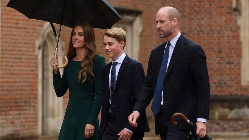 Prinzessin Kate und Prince William begleiten Prinz George zum ersten Schultag am Eton College