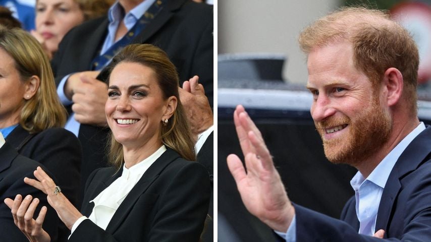 Collage: Prinzessin Kate und Prinz Harry