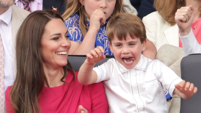 Prinzessin Kate mit Prinz Louis beim Platinjubiläum von Queen Elizabeth II.