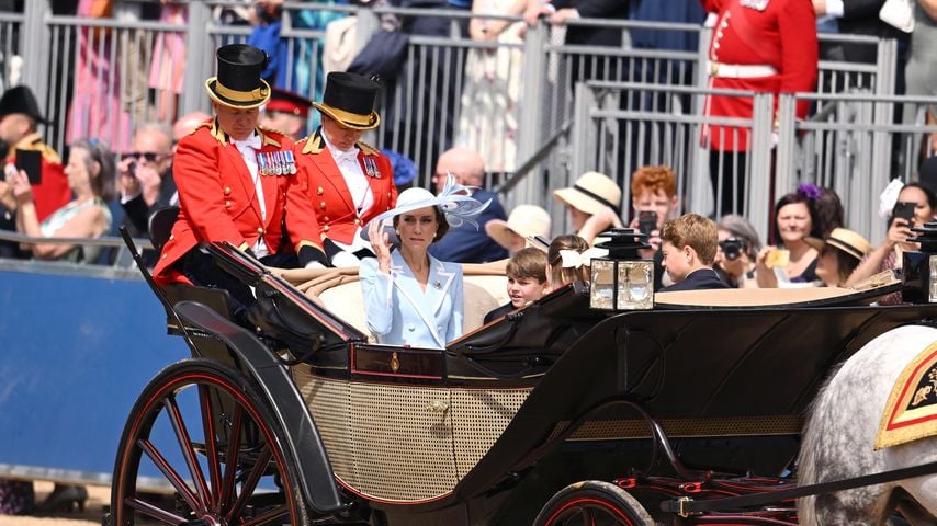 Prinzessin Kate und Prinz Louis bei Trooping the Colour in London