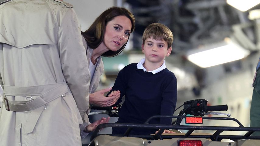 Prinzessin Kate mit ihrem Sohn Prinz Louis