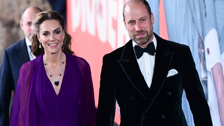 Prinzessin Kate und Prinz William besuchen die Royal Film Performance der "Digger"-Premiere in Leicester Square Gardens