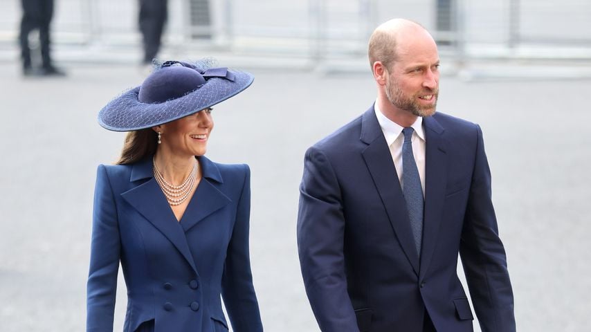Prinzessin Kate und Prinz William kommen zum Commonwealth Day Service 2026 an der Westminster Abbey in London