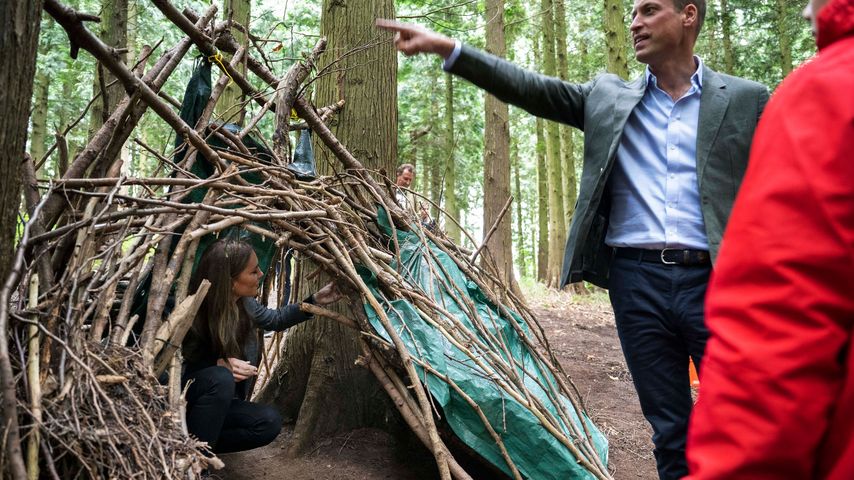 Prinzessin Kate und Prinz William besuchen eine Waldschule in Hereford