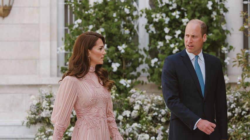 Prinzessin Kate und Prinz William auf der Hochzeit von Kronprinz Al Hussein von Jordanien
