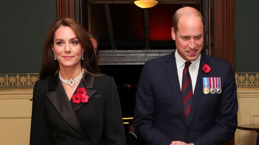 Prinzessin Kate und Prinz William am Remembrance Day 2022 in der Royal Albert Hall