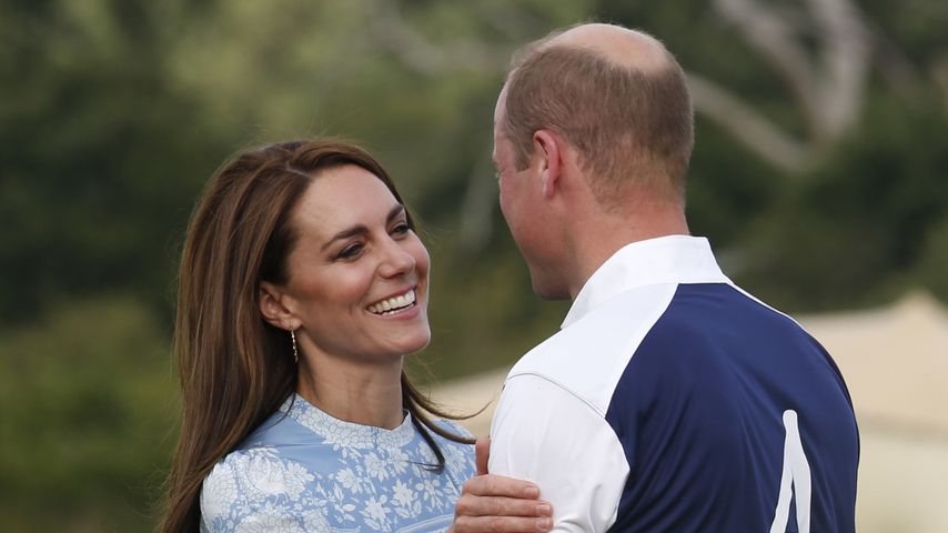 Prinzessin Kate und Prinz William bei einem Polospiel in Windsor