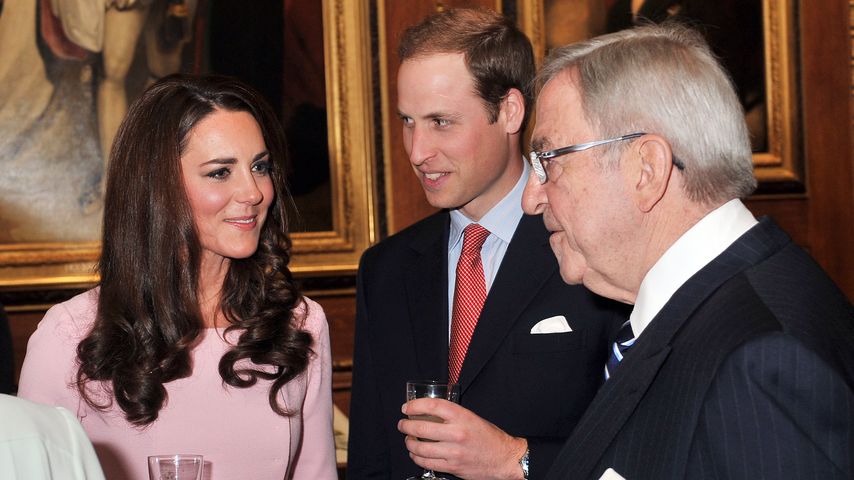 Prinzessin Kate und Prinz William mit König Konstantin von Griechenland, May 2012