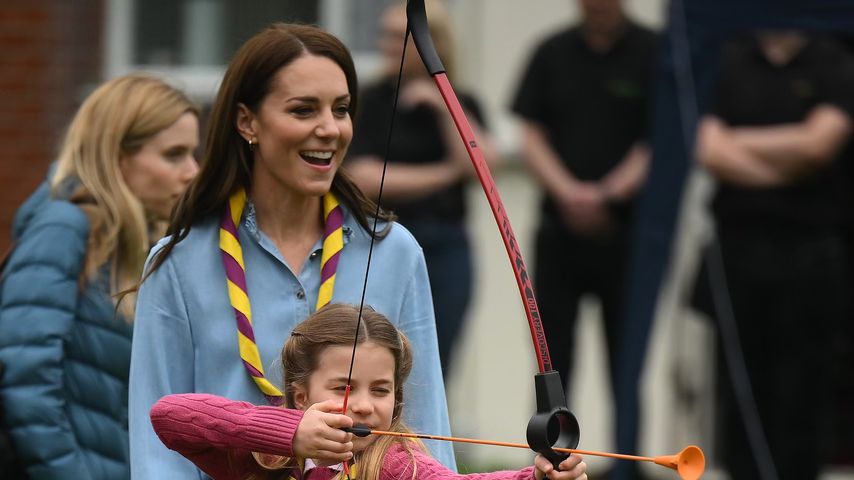 Prinzessin Kate mit ihrer Tochter Prinzessin Charlotte