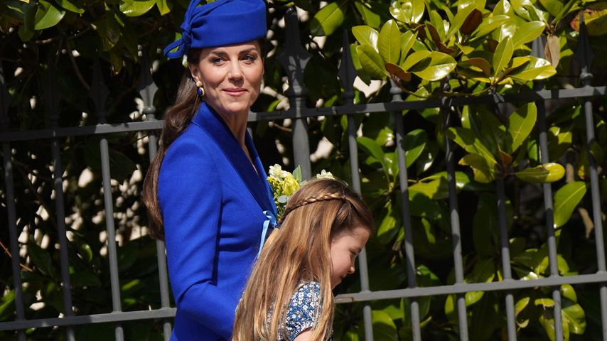 Prinzessin Kate und Prinzessin Charlotte im April 2023