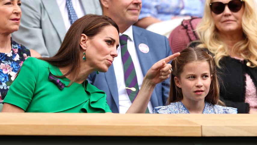 Prinzessin Kate und Prinzessin Charlotte beim Wimbledon Turnier 2023