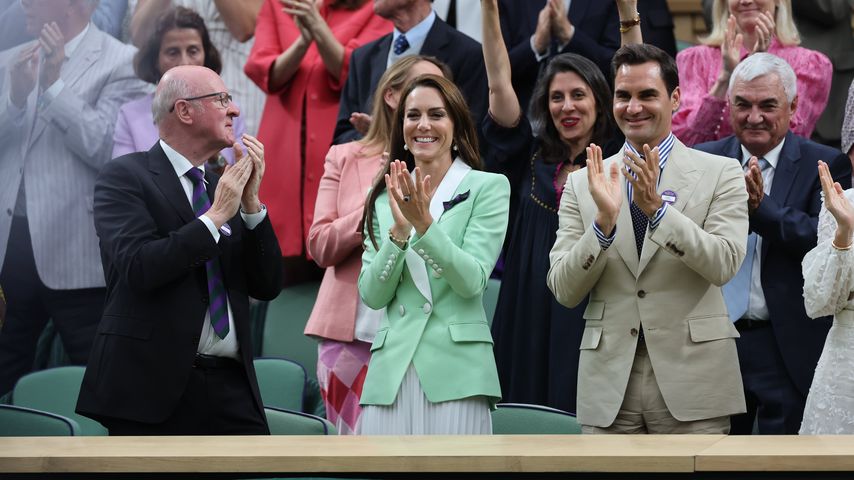 Schon wieder! Prinzessin Kate strahlt neben Roger Federer