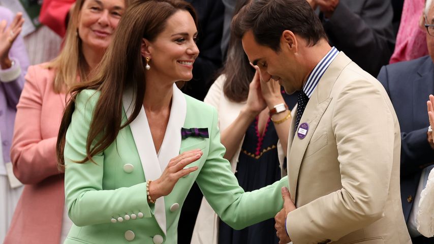 Prinzessin Kate und Roger Federer im Juli 2023