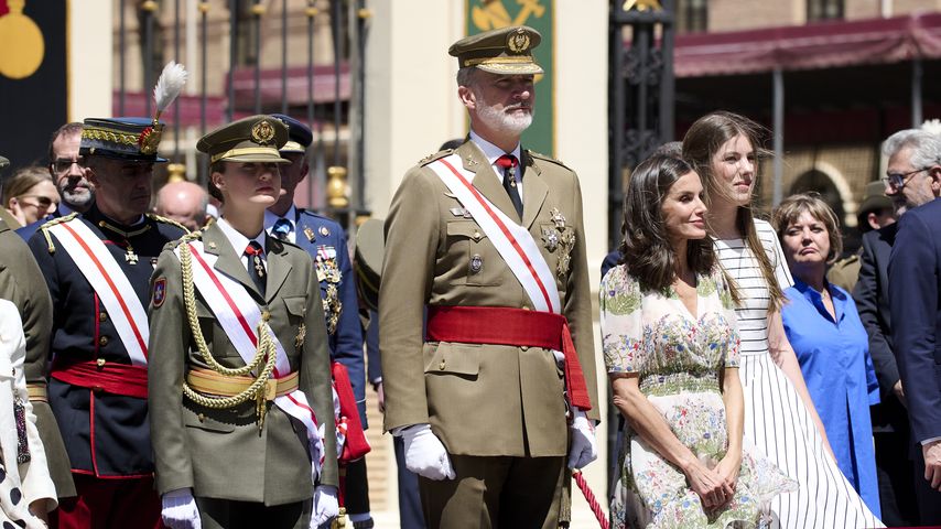 König Felipe und Letizia stolz: Leonor ist Junior-Offizierin
