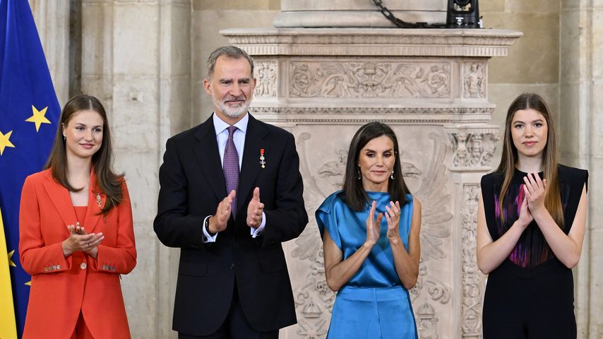 Prinzessin Leonor, König Felipe, Königin Letizia und Prinzessin Sofía