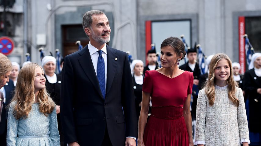Prinzessin Leonor, König Felipe VI., Königin Letizia und Prinzessin Sofía