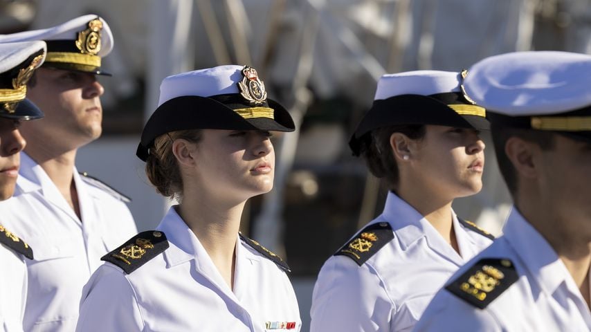 So professionell tritt Prinzessin Leonor mit der Marine auf