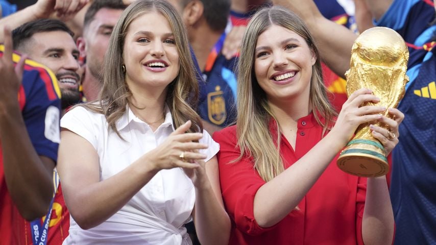 Royaler Jubel: Leonor und Sofía feiern Spaniens WM-Sieg