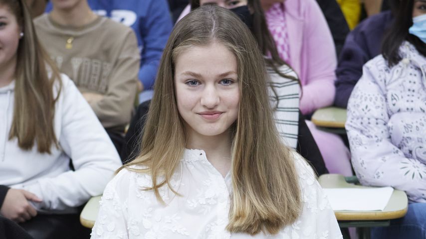 Prinzessin Leonor von Spanien bei einer Konferenz