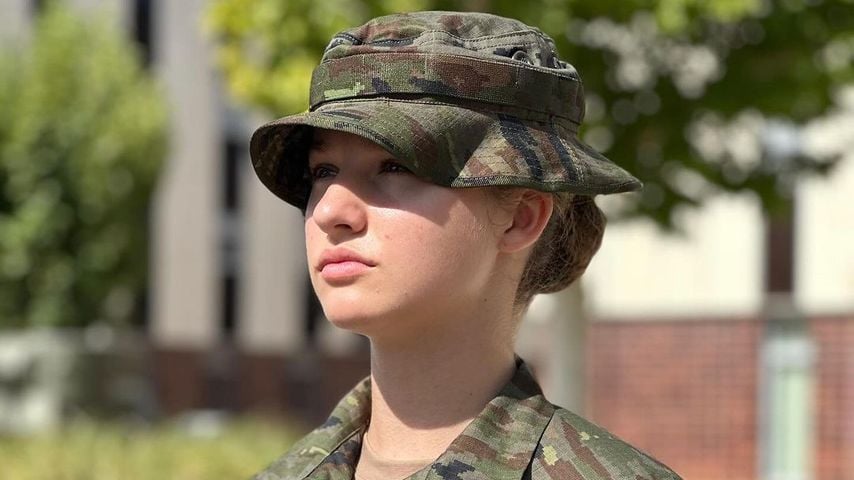 Erster Tag auf Militärakademie: Prinzessin Leonor in Uniform