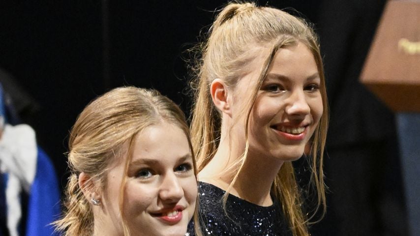 Prinzessin Leonor von Spanien und Prinzessin Sofía von Spanien im Oktober 2022