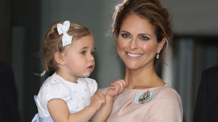 Prinzessin Madeleine von Schweden mit ihrer Tochter Prinzessin Leonore, 2017