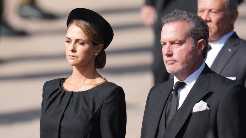 Prinzessin Madeleine von Schweden und Christopher O'Neill bei der Trauerfeier für König Harald V in Oslo
