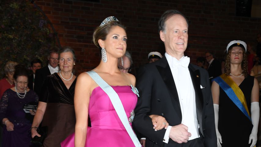 Prinzessin Madeleine von Schweden und Nobelpreisträger William G. Kaelin