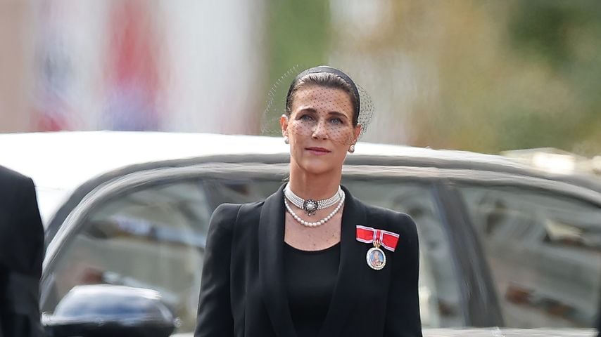 Prinzessin Märtha Louise bei der Trauerfeier für König Harald V. in Oslo