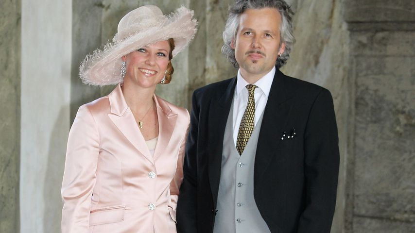 Prinzessin Märtha Louise von Norwegen und ihr Ex-Mann Ari Behn bei einer Taufe in Stockholm 2012