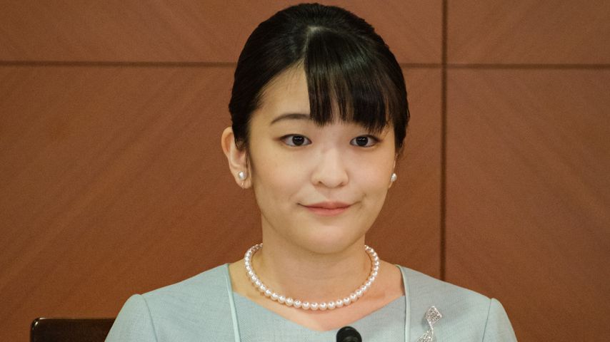 Prinzessin Mako von Japan bei einer Pressekonferenz, Oktober 2021