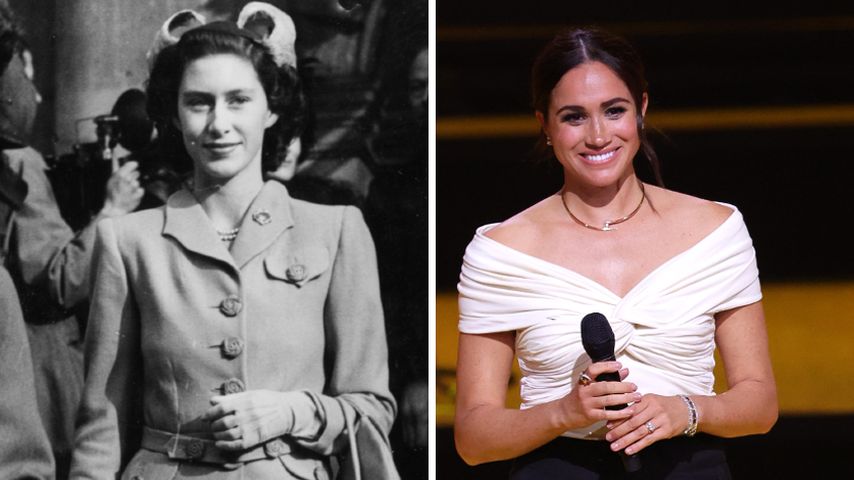 So ähnlich sind sich Prinzessin Margaret und Herzogin Meghan