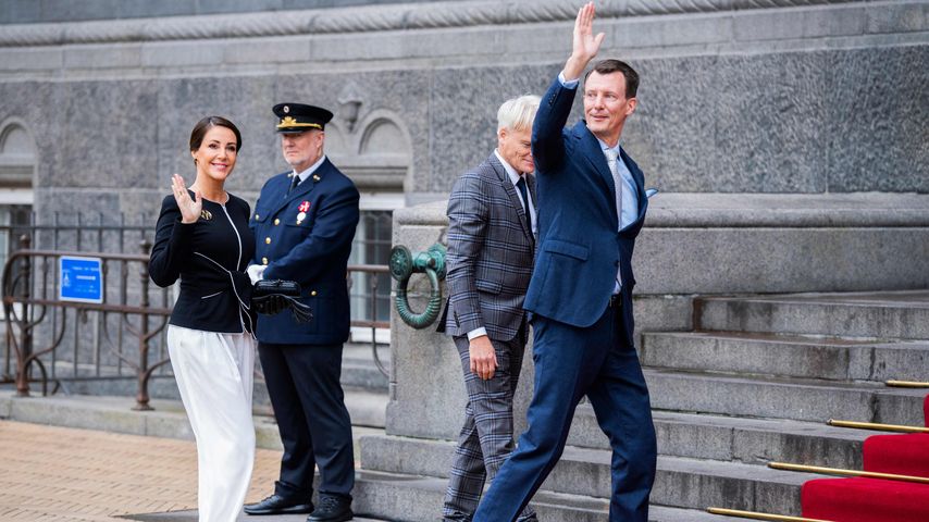 Prinzessin Marie und Prinz Joachim beim 50. Thronjubiläum von Königin Margrethe