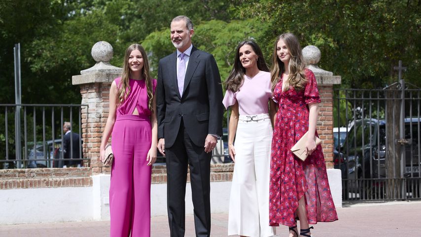 Prinzessin Sofía, König Felipe, Königin Letizia und Prinzessin Leonor von Spanien