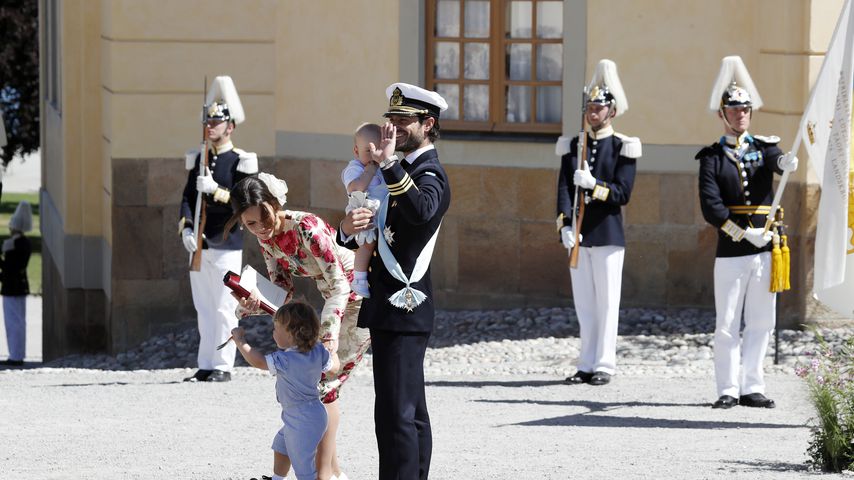 Royaler Schreihals: Prinz Gabriel von Schweden ist getauft!