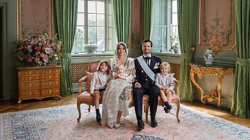 Prinzessin Sofia, Prinz Carl Philip mit ihren Kids Prinz Alexander, Prinz Gabriel und Prinz Julian