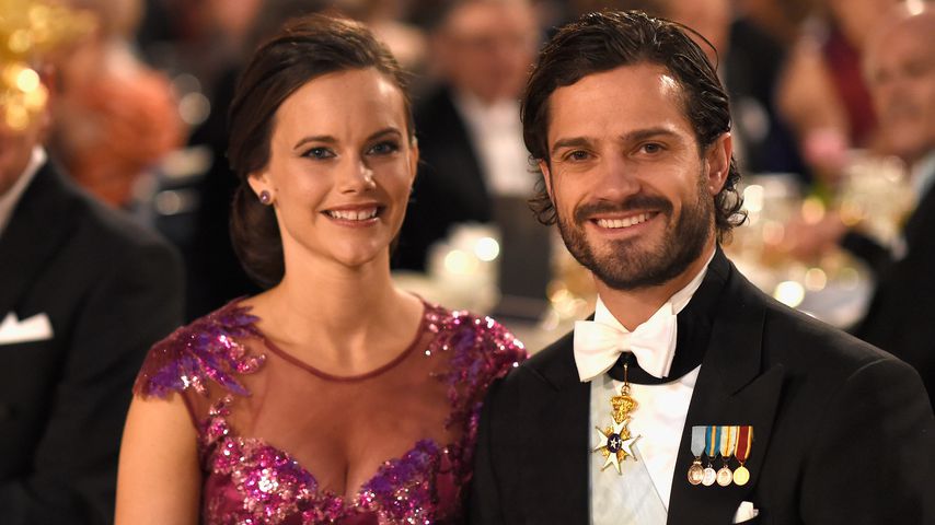 Prinzessin Sofia und Prinz Carl Philip von Schweden bei der Nobelpreis-Verleihung