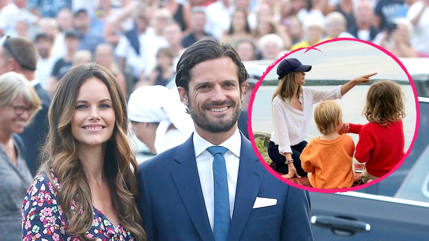 Kurze Hose und Cap: So lässig urlauben die Schweden-Royals