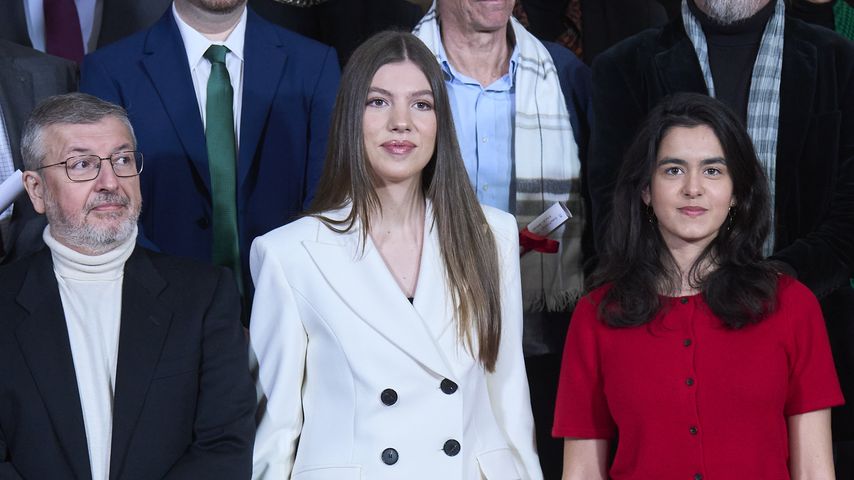 Prinzessin Sofía von Spanien bei ihrem ersten Solo-Auftritt in Madrid, Dezember 2024
