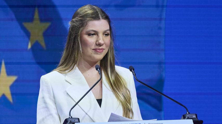 Historischer Moment: Prinzessin Sofía hält ihre erste Rede