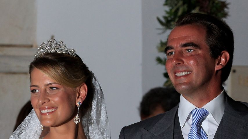 Prinzessin Tatiana und Prinz Nikolaos  bei ihrer Hochzeit 2010