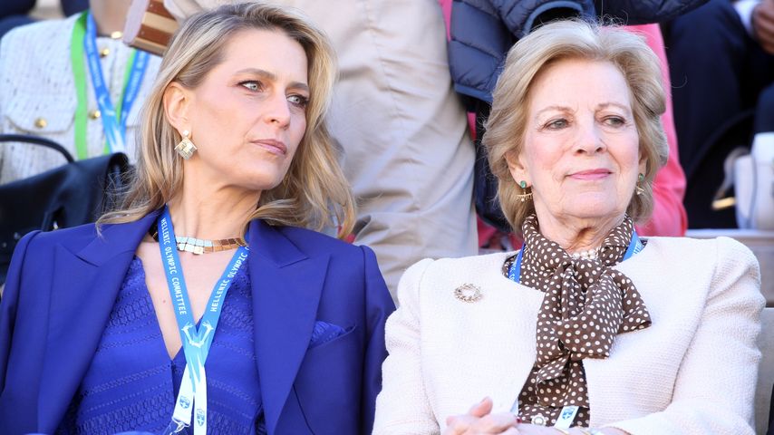 Prinzessin Tatiana von Griechenland und Königin Anne-Marie im April 2024