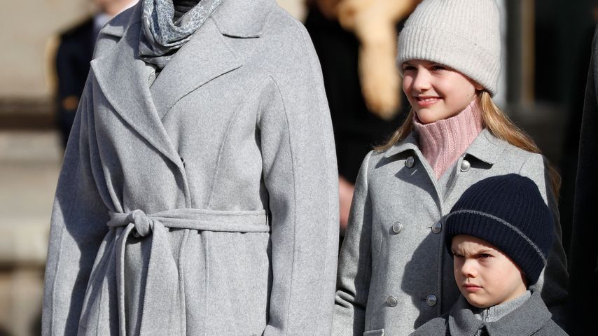 Prinzessin Victoria mit ihren Kindern Estelle und Oscar