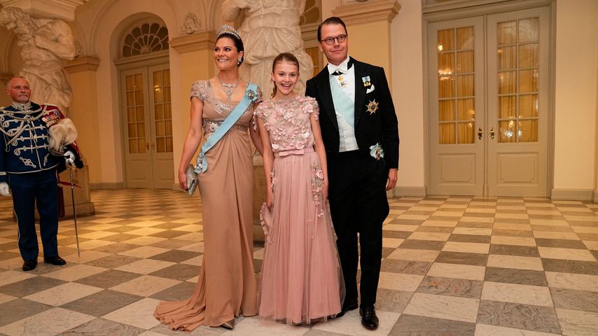 Prinzessin Victoria, Prinzessin Estelle und Prinz Daniel von Schweden, Oktober 2023