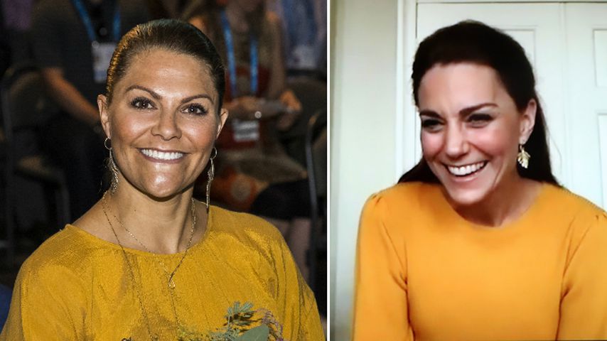 Hier matchen Looks von Prinzessin Victoria und Herzogin Kate