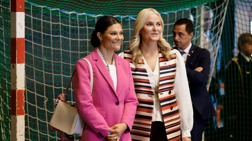 Prinzessin Victoria und Kronprinzessin Mette-Marit im Mai 2022
