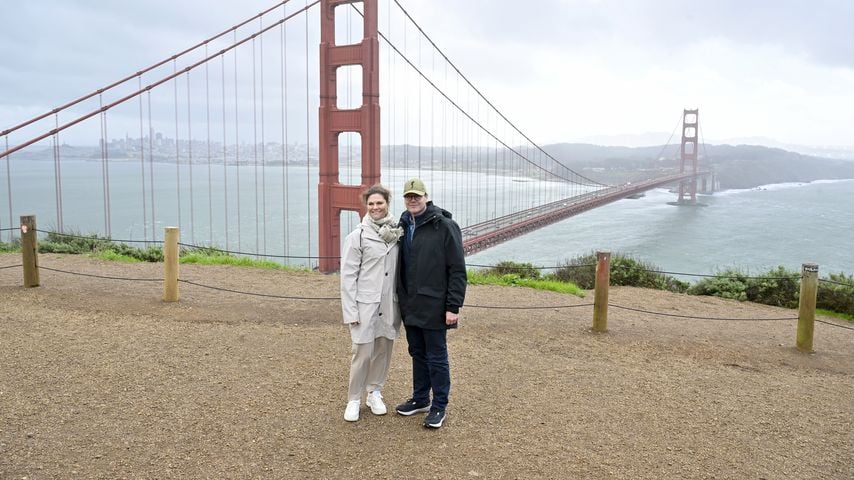 Prinzessin Victoria und Prinz Daniel von Schweden in San Francisco, Februar 2024
