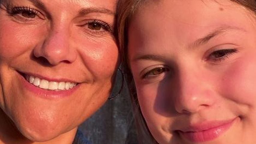 Prinzessin Victoria und Prinzessin Estelle im August 2024